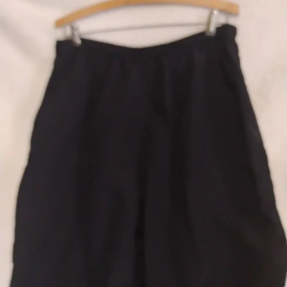 US Military IPFU Physical Fitness Training Wind Breaker Pants XL Black Nylon 90s